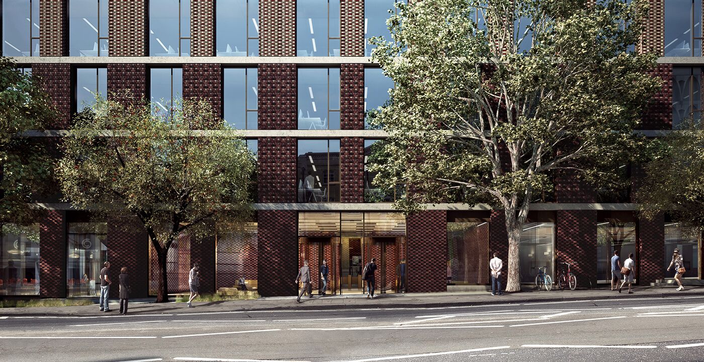 Farringdon Road facade and entrance - The Ray Farringdon