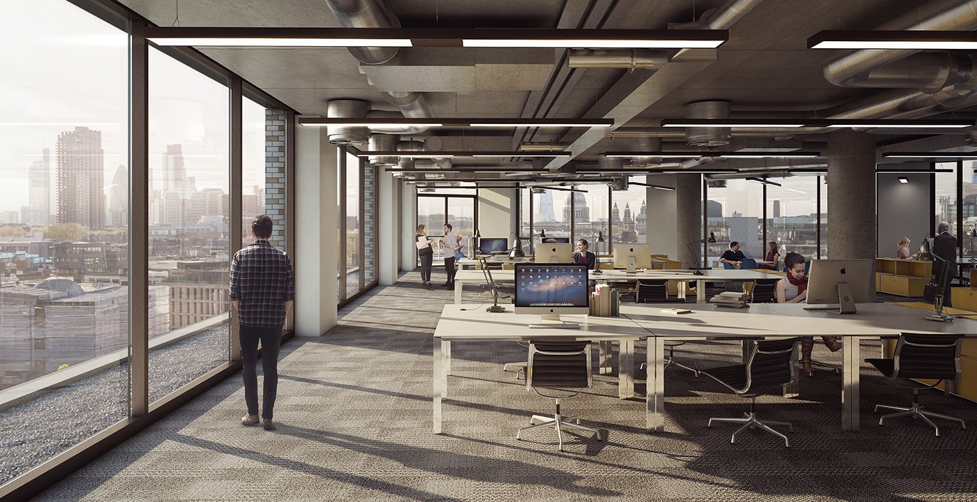 Interior office space - The Ray Farringdon